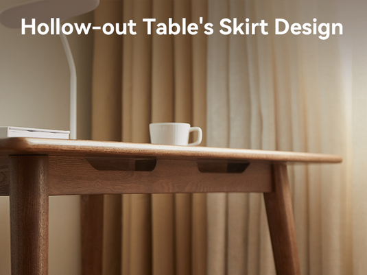 Hollow-out Table's Skirt Design