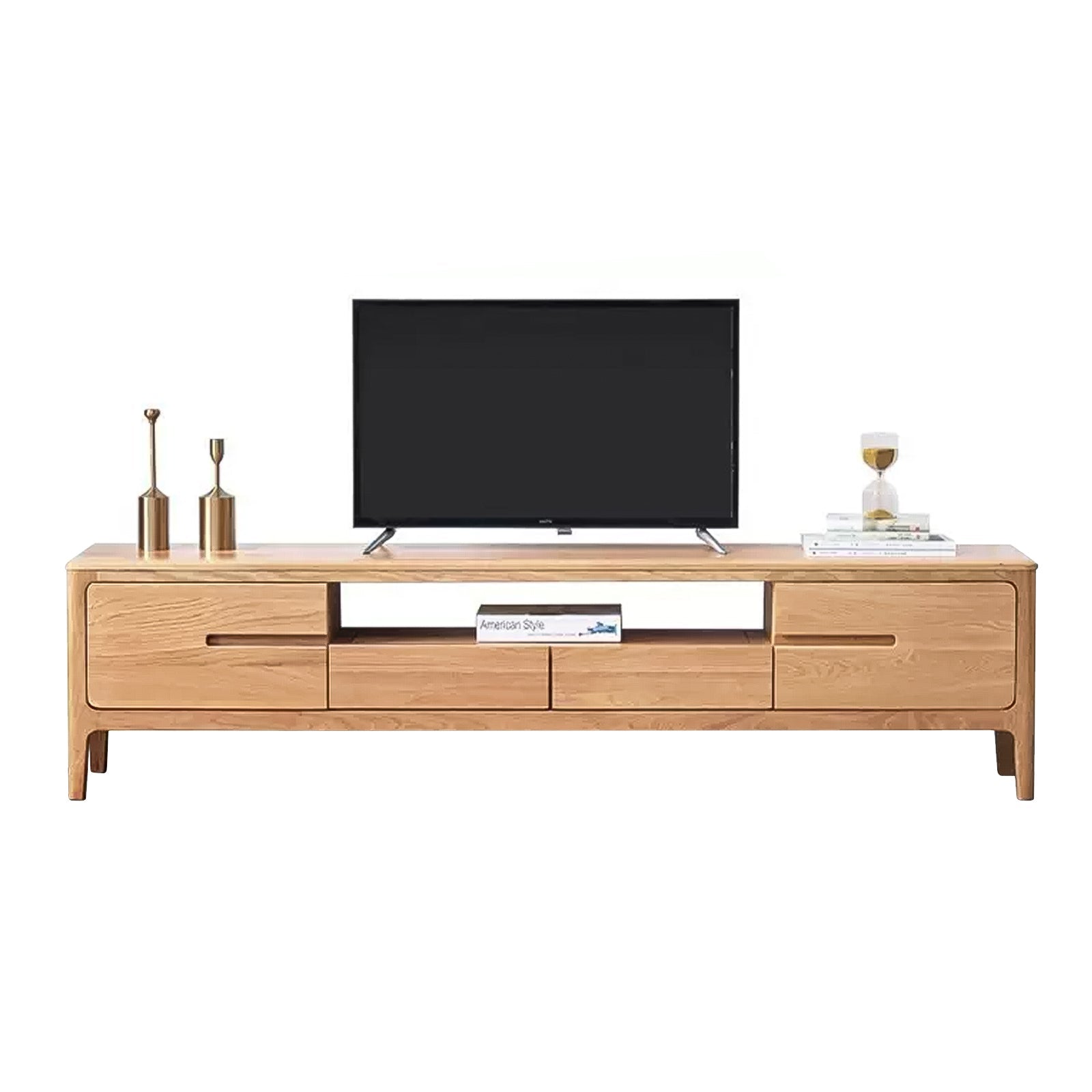 Solid wood TV cabinet small household storage cabinet coffee table  combination - fancyarnfurniture