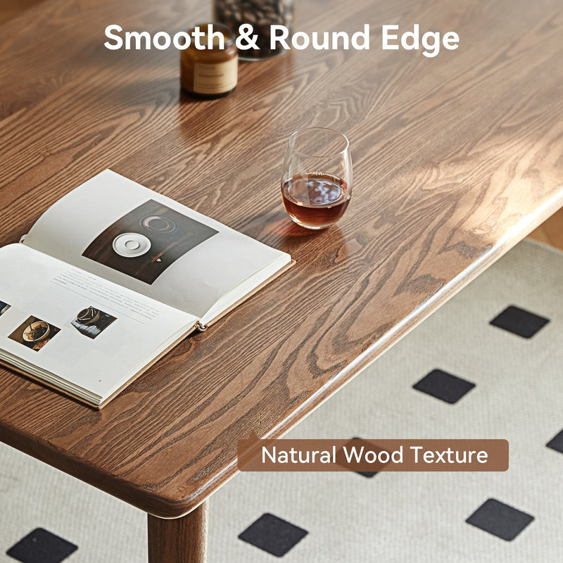 Load image into Gallery viewer, Fancyarn 100% Ash Solid Wood Dining Table - fancyarnfurniture

