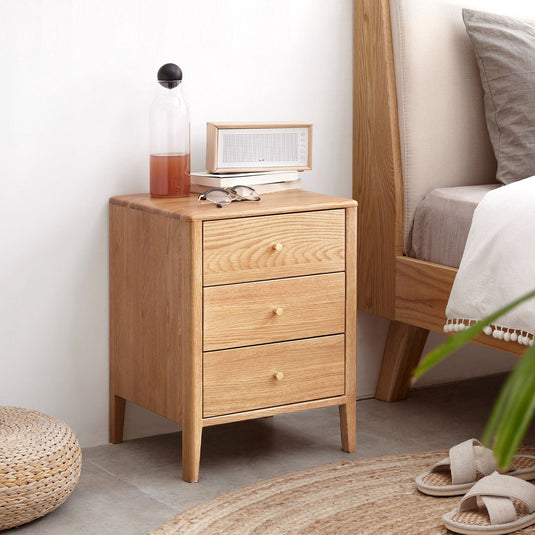 Fancyarn Bedroom Bedside Cabinet with Triple Drawer - fancyarnfurniture