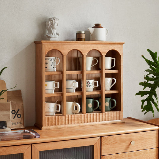 Coffee Mug Display Cabinet - Pretty Healthy House