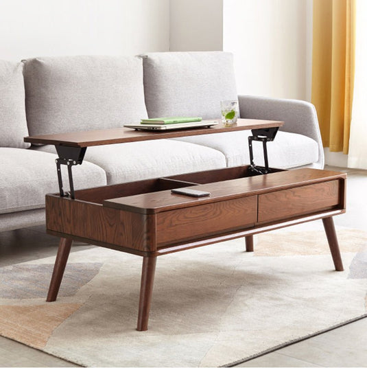 Fancyarn Solid Wood Liftable Coffee Table H83J05120 - fancyarnfurniture