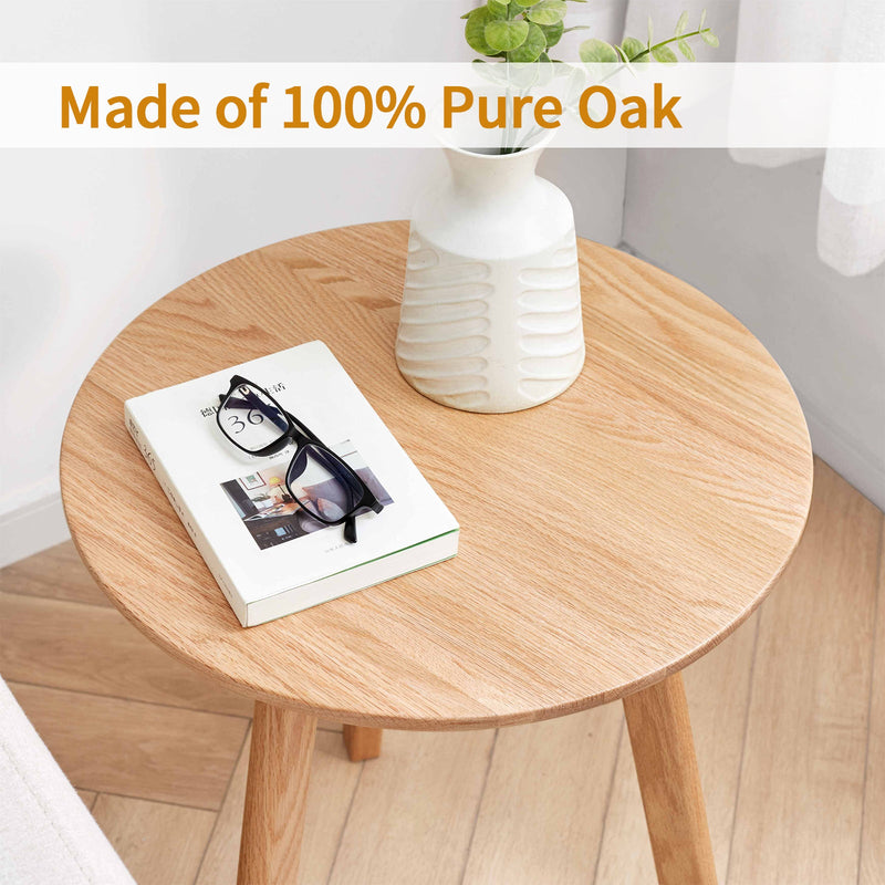 Load image into Gallery viewer, Fancyarn Solid Wood Side Table - fancyarnfurniture
