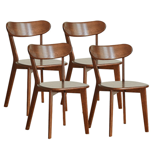 Fancyarn Wood Dining Table and Dining Chairs Set of 4 - fancyarnfurniture