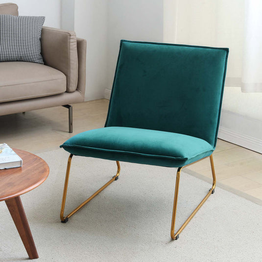 Fancyarn Woven Back Solid Wood Armchair - fancyarnfurniture