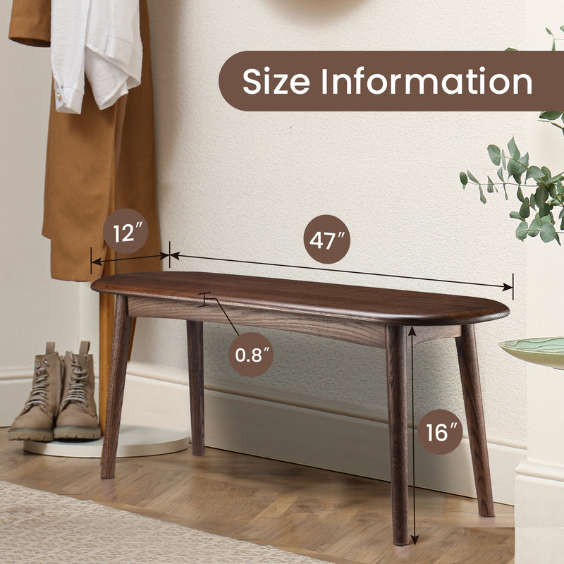 Load image into Gallery viewer, Nature Oak Round Coffee End Table + Solid Oak Wood Bench Combination - fancyarnfurniture
