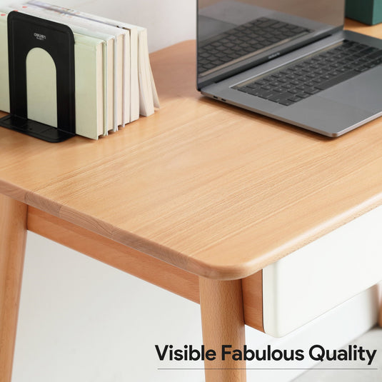 Wood Desk Oak Desk Writing Desk Modern Desk Minimal Desk Computer