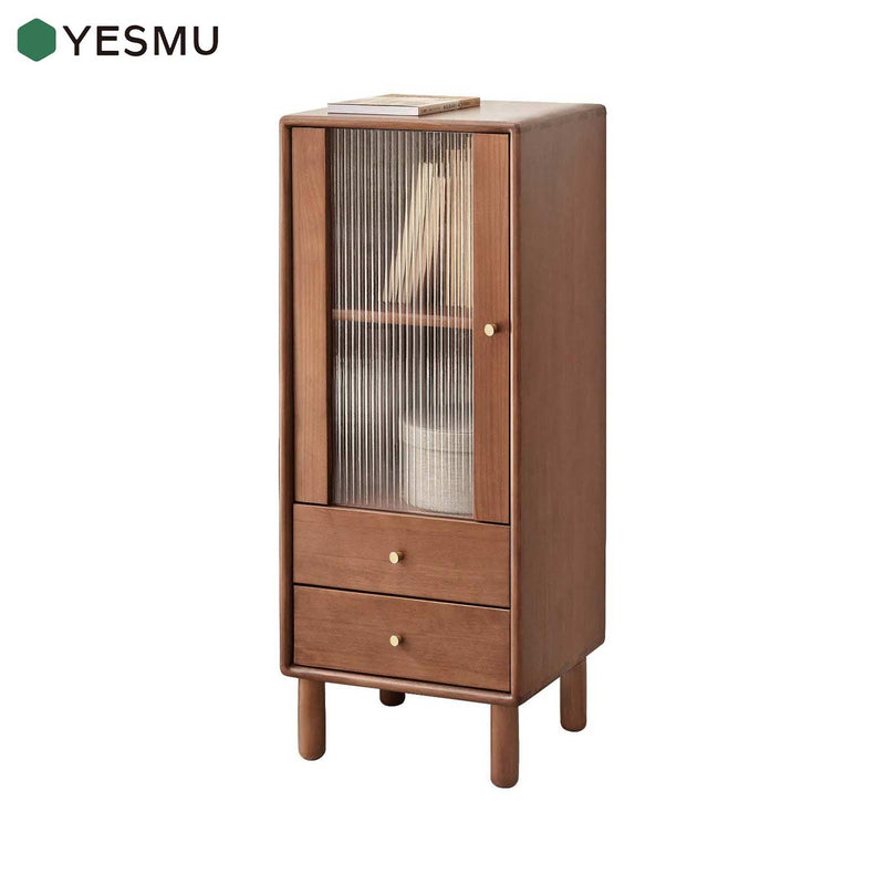 Load image into Gallery viewer, YESMU Walnut Storage Cabinet - fancyarnfurniture
